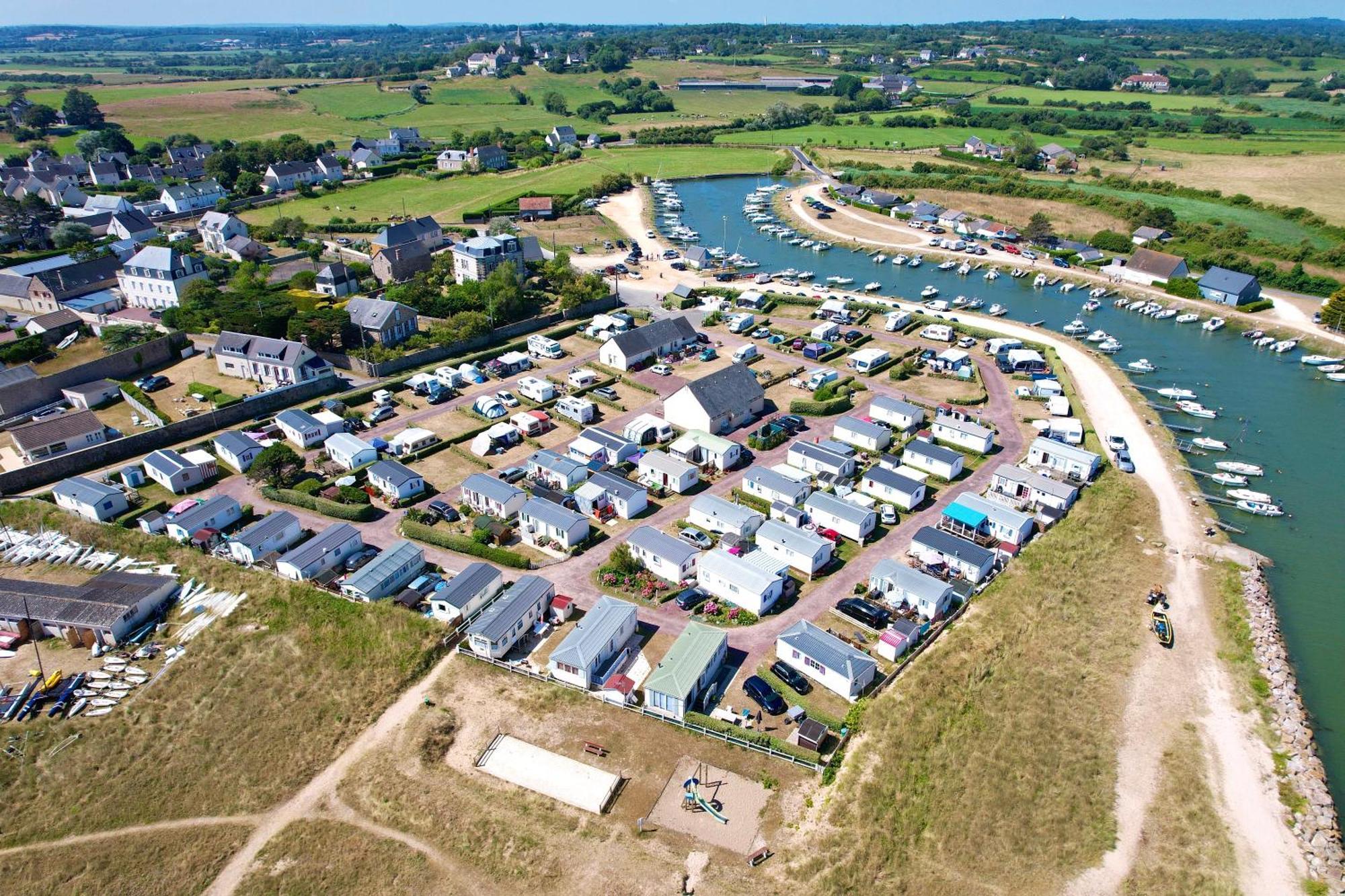 Camping La Sinope Quinéville Exterior foto