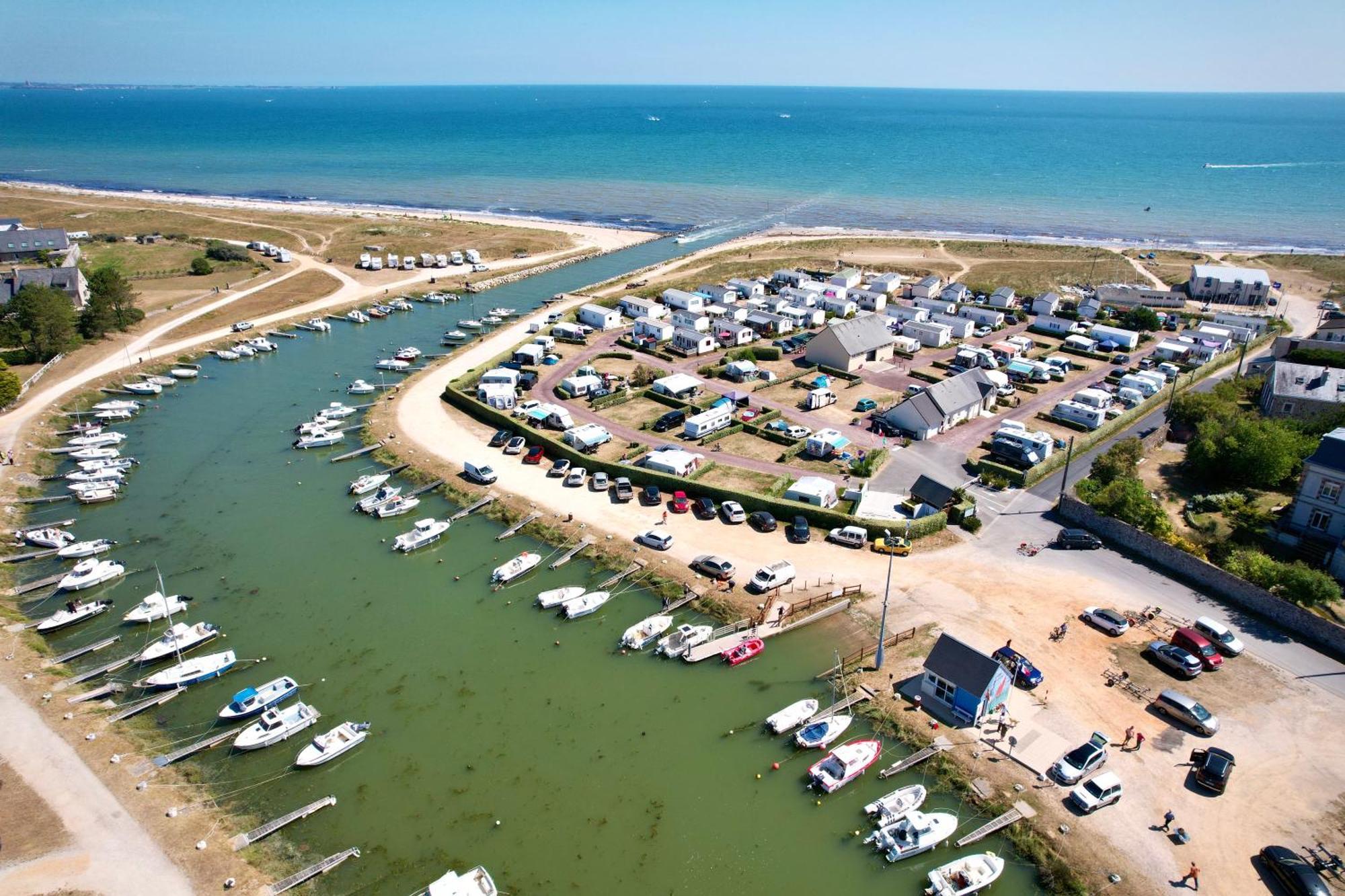 Camping La Sinope Quinéville Exterior foto